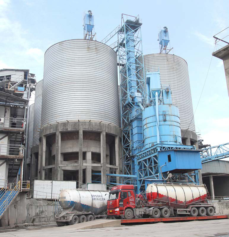 Wharf storage warehouse with 30,000-tonne capacity